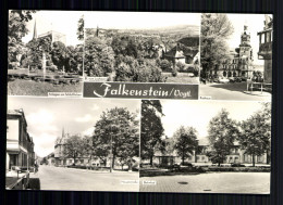 Falkenstein (Vogtl.), Rathaus, Hauptstraße, Bahnhof - Autres & Non Classés