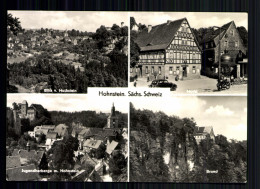Hohnstein / Sächs. Schweiz, Blick Vom Hockstein, Markt, Jugendherberge - Other & Unclassified