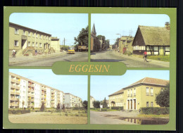 Eggesin, Kr. Ueckermünde, Rathaus, HO-Hotel U. Gaststätte "Mecklenburg" - Autres & Non Classés