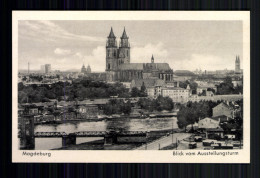 Magdeburg, Blick Vom Ausstellungsturm, Dom - Autres & Non Classés