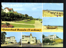Seebad Bansin, Usedom, Erholungsheim J. Marchlewski U. Orlopp, Strand - Autres & Non Classés