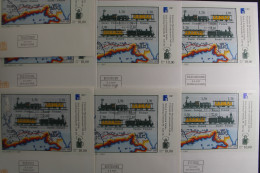 Finnland, MiNr. Block 3, 7 Belege Postbeförderung, FDC - Other & Unclassified