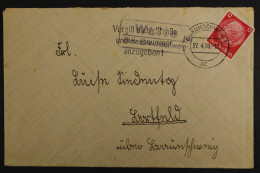 Walle über Braunschweig, Landpoststempel, 1939 - Autres & Non Classés