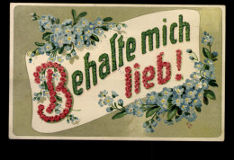 Mit Blumenblüten Geschrieben: Behalte Mich Lieb! - Autres & Non Classés