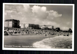 Nordseebad Wangerooge, Strandpartie Vor Den Hotels - Altri & Non Classificati