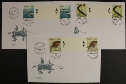 Aland, MiNr. 38-40, Zwischenstegpaare Mit Posthorn, FDC - Aland