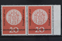 Deutschland (BRD), MiNr. 255 PLF I, Waag. Paar, Postfrisch - Abarten Und Kuriositäten