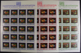 Liechtenstein, MiNr. 990-992, Kleinbögen, Postfrisch - Autres & Non Classés