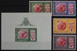 Guinea, MiNr. 204-207 + Block 2, Postfrisch - Guinée (1958-...)