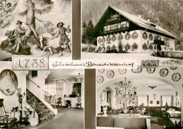 73835190 Ettal Gaestehaus Benediktenhof Treppenaufgang Gaststube Ettal - Other & Unclassified