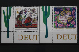 Deutschland, MiNr. 2023-2024, Ecke Li. Unten, Zentrischer Stempel, EST - Unused Stamps