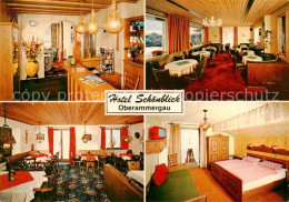 73835186 Oberammergau Hotel Schoenblick Rezeption Restaurant Bauernstube Gaestez - Oberammergau