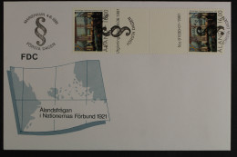 Aland, MiNr. 53, Zwischenstegpaar, FDC - Ålandinseln