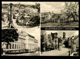 Auerbach/Vogtl., Teilansicht, Die Drei Wahrzeichen, Institut Für Lehrer - Autres & Non Classés