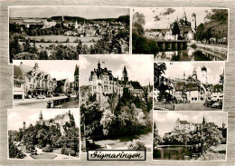 73835181 Sigmaringen Panorama Schloss Ortspartie Teilansichten Sigmaringen - Sigmaringen