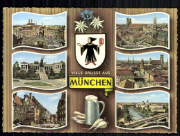 München, Stachus, Bavaria, Hofbräuhaus, Frauenkirche U. Rathaus - Other & Unclassified