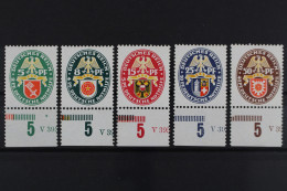 Deutsches Reich, MiNr. 430-434, U-Rand M. Teil D. HAN, Postfrisch - Ongebruikt