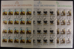 Liechtenstein, MiNr. 997-999, Kleinbögen, ESST - Andere & Zonder Classificatie
