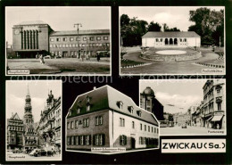 73835178 Zwickau  Sachsen Hauptbahnhof Freilichtbuehne Hauptmarkt Robert Schuman - Zwickau