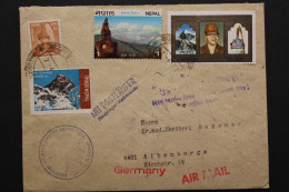 Nepal, Deutsche Everest Expedition 1972, Postläufer-Post - Népal