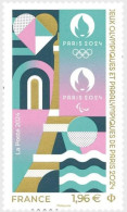 France 2024 Summer Olympic And Paralympic Games Paris Stamp 1v MNH - Neufs