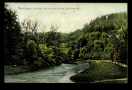 Meiningen/Thür., Blick Von Der Unteren Brücke Zum Bielstein - Andere & Zonder Classificatie