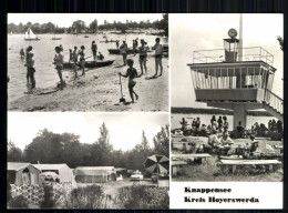 Knappensee, Kreis Hoyerswerda, Strand, Zeltplatz, Zielrichterturm - Autres & Non Classés