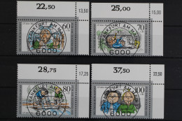 Deutschland (BRD), MiNr. 1455-1458, Ecke Rechts Oben, Kbwz, VS F/M - Used Stamps