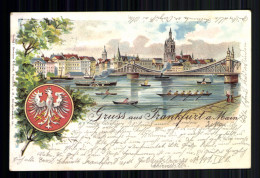 Frankfurt A. M., Wappen, Brücke, Altstadt - Autres & Non Classés