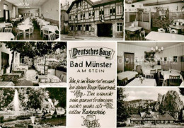 73835165 Bad Muenster Stein Ebernburg Gasthaus Deutsches Haus Gastraeume Kurpark - Sonstige & Ohne Zuordnung
