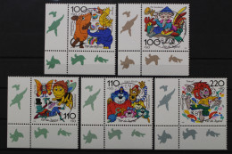 Deutschland, MiNr. 1990-1994, Ecken Li. Unten, Zentrische Stempel, EST - Used Stamps