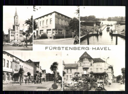 Fürstenberg/Havel, Kirche, "Rats-Cafe", Schleuse, Rathaus, HO-Hotel - Sonstige & Ohne Zuordnung