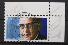 Deutschland (BRD), MiNr. 1963, Ecke Re. Oben, Zentrischer Stempel, EST - Gebraucht