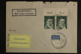 Deutschland, MiNr. 149 Waag. Paar Oberrand, Auf Fernbrief - Covers & Documents