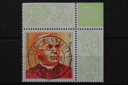 Deutschland (BRD), MiNr. 1925, Ecke Re. Oben, Zentrischer Stempel, EST - Gebraucht