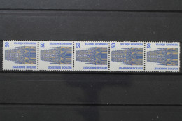 Deutschland, MiNr. 1340, Fünferstreifen Senkr. ZN 285, Postfrisch - Roulettes