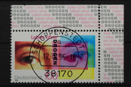 Deutschland (BRD), MiNr. 1882, Ecke Re. Oben, Zentrischer Stempel, EST - Gebraucht