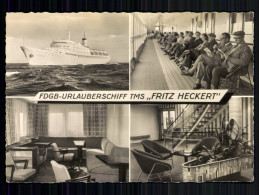 FDGB-Urlauberschiff TMS "Fritz Heckert", Innenansichten - Other & Unclassified