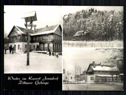 Jonsdorf, Zittauer Gebirge, 3 Bilder Karte - Autres & Non Classés