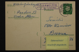 Dauelsen über Verden (Aller), Landpoststempel Auf Ganzsache, 1961 - Other & Unclassified