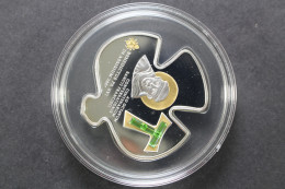 Cook Inseln, 5 Dollar Papstbesuch In Assisi, 2007, Polierte Platte / Proof - Altri – Oceania
