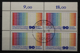 Deutschland (BRD), MiNr. 1053, Viererblock, Ecke Links Oben, Gestempelt - Used Stamps