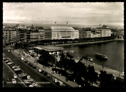 Hamburg, Jungfernstieg Mit Alsterpavillon - Altri & Non Classificati