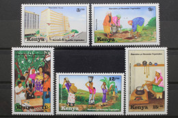 Kenia, MiNr. 591-595, Postfrisch - Kenya (1963-...)