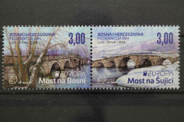 Kroatische Post, MiNr. 480-481 Paar, Postfrisch - Bosnia And Herzegovina