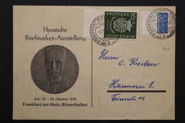 Deutschland, MiNr. 121 Auf Postkarte, Gelaufen Ab Frankfurt Nach Hannover - Covers & Documents