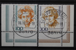 Deutschland, MiNr. 1955-1956, Ecke Li./re. Unten, Zentr. Stempel, EST - Used Stamps