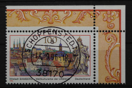 Deutschland (BRD), MiNr. 1881, Ecke Re. Oben, Zentrischer Stempel, EST - Used Stamps