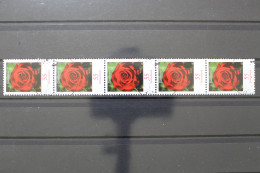 Deutschland (BRD), MiNr. 2669, Fünferstreifen ZN 345, Gestempelt - Roulettes