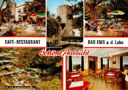 73835127 Bad Ems Lahn Cafe Restaurant Schoene Aussicht Terrasse Gaststube Aussic - Bad Ems